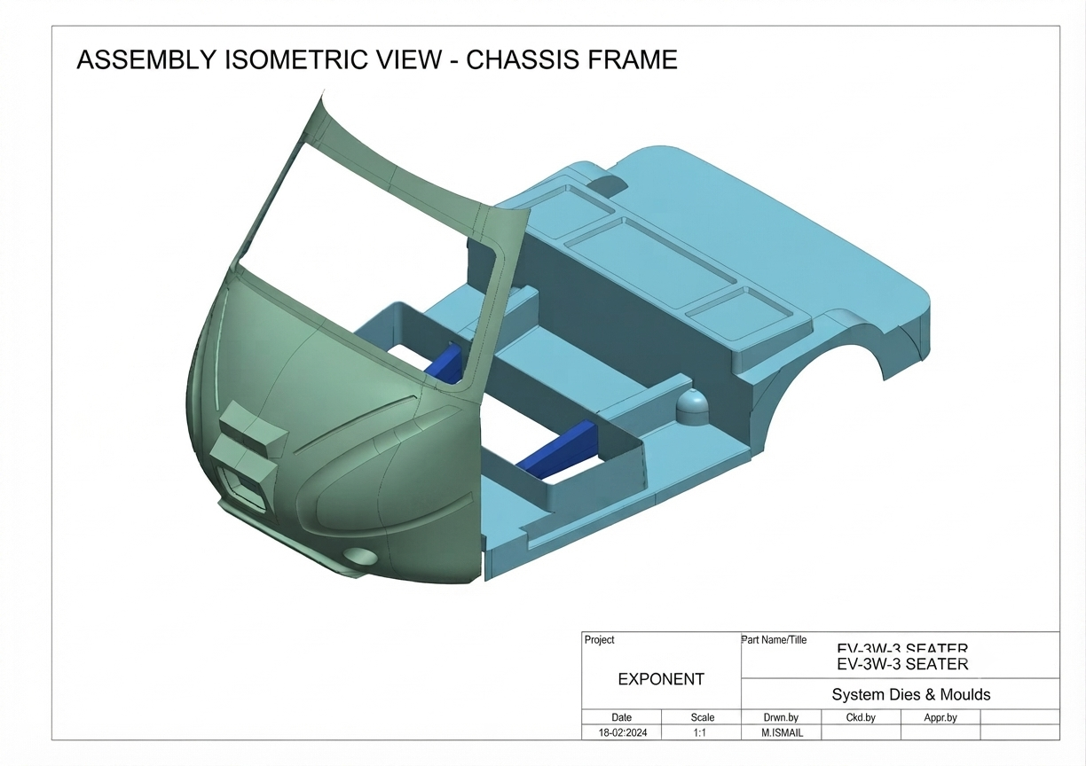 3D - Assembly ISO View